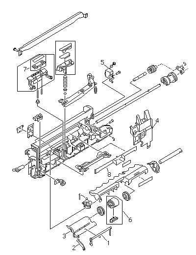 Hp Laser Printer Parts For Model 4100 Itray 1 Pickup Assembly