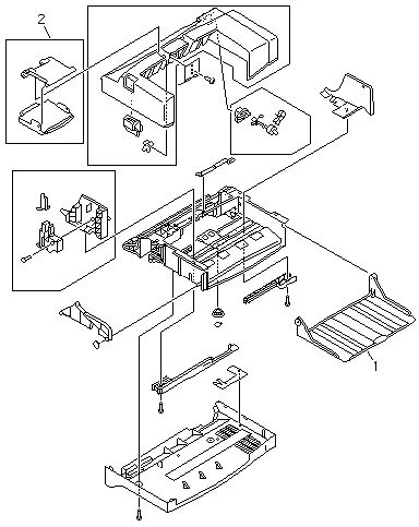 Hp Laser Printer Parts For Model 4100 Envelope Feeder Assembly